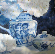 My Blue and White Jug - SOLD