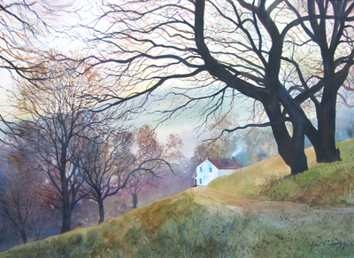 Misty English Morning - SOLD