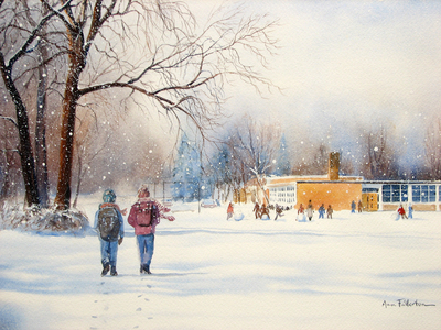 Walking to School (Westacres) - SOLD