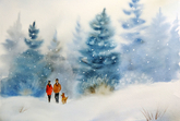 Winter Walk - SOLD